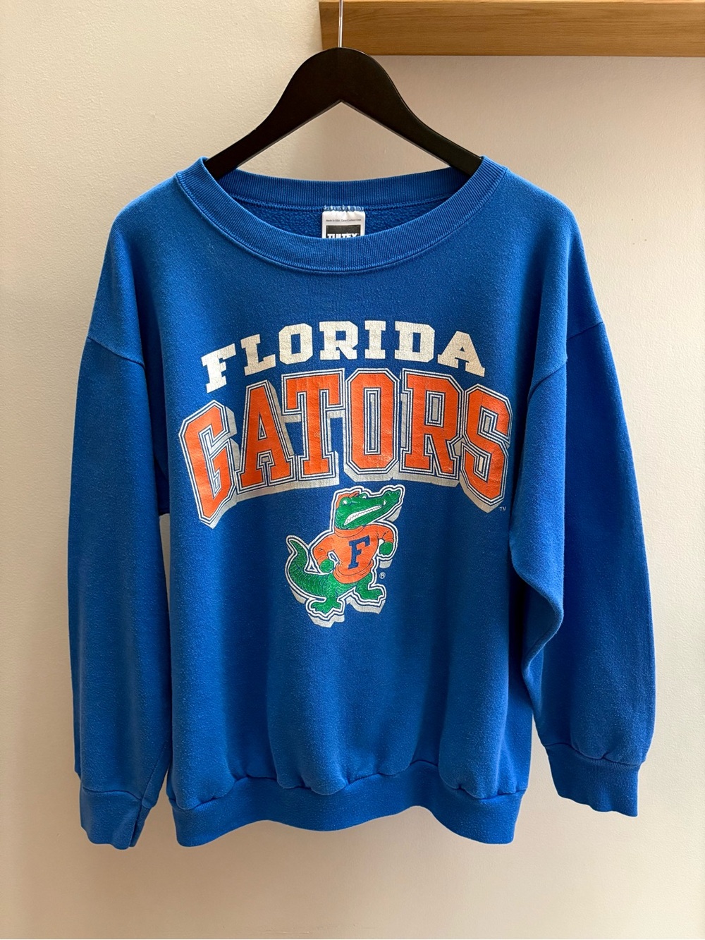 Florida Gators VTG 90s blue Tultex crewneck L/XL Made in USA
